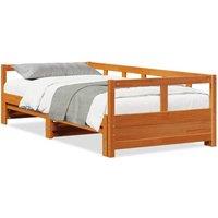Berkfield Home Daybed without Mattress Wax Brown 80x200 cm Solid Wood Pine