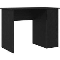 Berkfield Home Desk Black Oak 100x55x75 cm Engineered Wood | Size: 100 x 55 x 75 cm