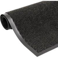 Berkfield Home Dust Control Mats 2 pcs Rectangular Tufted 90x150 cm Black