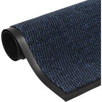 Berkfield Home Dust Control Mats 2 pcs Rectangular Tufted 90x150 cm Blue