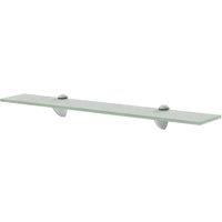Berkfield Home Floating Shelves 2 pcs Glass 60x20 cm 8 mm in Clear
