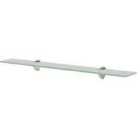 Berkfield Home Floating Shelves 2 pcs Glass 70x20 cm 8 mm in Clear