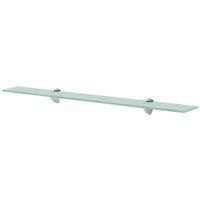 Berkfield Home Floating Shelves 2 pcs Glass 80x20 cm 8 mm in Clear