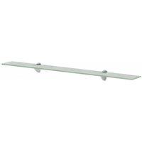 Berkfield Home Floating Shelves 2 pcs Glass 90x10 cm 8 mm in Clear