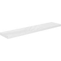 Berkfield Home Floating Wall Shelf High Gloss White 120x23.5x3.8 cm MDF