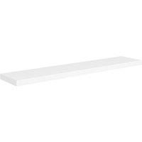 Berkfield Home Floating Wall Shelf White 120x23.5x3.8 cm MDF