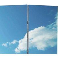 Berkfield Home Folding Room Divider 217x170 cm Beach