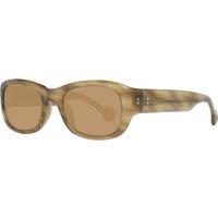 Hally & Son HS553-52S03 Square/Rectangle Sunglasses in Brown