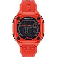 adidas Originals AOST23063 City Tech 45mm Quartz Watch in Red