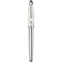 Gevril Morcote MOP & Sterling Silver Roller Ball Pen with Diamonds on clip