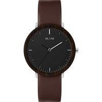 Mam 627 39mm Quartz Watch in Brown