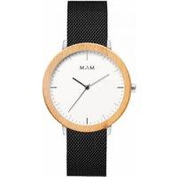 Mam 687 39mm Quartz Watch in Black