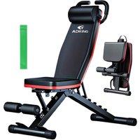 Kelvenix Weight Bench Adjustable Foldable Strength Training Gym