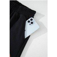 Everyday The Label Women's Black GAME DAY Rugby Football Graphic Pullover & Shorts Casual | Size: XL