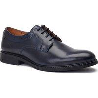 Base London Men's Drake Waxy Shoe in Navy | Size: 6