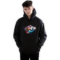 DC Comics Men's The Flash Sparks Hoodie in Black | Size: 2XL
