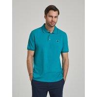 Beverly Hills Polo Club Men's TIPPED POLO PONY POLO SHIRT TEAL in Green | Size: 2XL