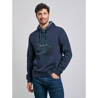 Beverly Hills Polo Club Men's WINTER LEAGUE HOODIE in Blue | Size: Large