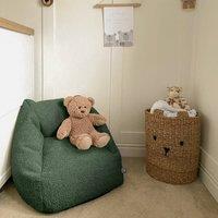 rucomfy Beanbags rucomfy Indoor Kids Bean Bag Chair - Snug Snuggle Seat in Dark Green