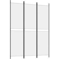 Berkfield Home 3-Panel Room Divider White 150x200 cm Fabric