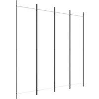 Berkfield Home 4-Panel Room Divider White 200x200 cm Fabric