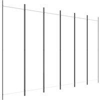 Berkfield Home 6-Panel Room Divider White 300x200 cm Fabric