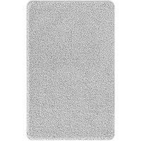 Berkfield Home Bath Mat Rectangular Grey 50x80 cm Polypropylen Non-Slip | Size: Medium