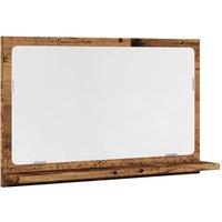 Berkfield Home Bathroom Mirror Cabinet Old Wood 60x11x37 cm Engineered Wood in Brown | Size: 60 x 11 x 37 cm