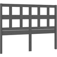 Berkfield Home Bed Headboard Grey 165.5x4x100 cm Solid Wood Pine