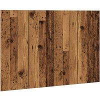 Berkfield Home Bed Headboard Old Wood 120x1.5x80 cm Engineered Wood in Brown