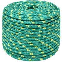 Berkfield Home Boat Rope Green 12 mm 25 m Polypropylene