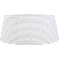 Berkfield Home Christmas Tree Skirt White 56x23 cm Plastic | Size: 56x23 cm