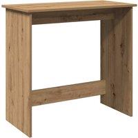 Berkfield Home Desk Artisan Oak 80x40x75 cm Engineered Wood in Brown | Size: 80 x 40 x 75 cm