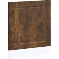 Berkfield Home Dishwasher Panel Porto Smoked Oak 60x1.5x67 cm Engineered Wood in Brown