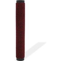 Berkfield Home Dust Control Mat Rectangular Tufted 90x150 cm Red