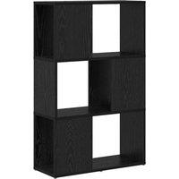 Berkfield Home Entertainment Centre Black Oak Engineered Wood 60 x 24 x 94 cm