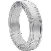Berkfield Home Fence Binding Wire 250 m 2.5 mm Steel in Silver