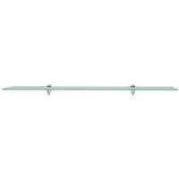 Berkfield Home Floating Shelf Glass 100x20 cm 8 mm in Clear