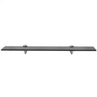 Berkfield Home Floating Shelf Glass 60x10 cm 8 mm in Black
