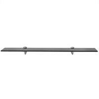 Berkfield Home Floating Shelf Glass 70x10 cm 8 mm in Black