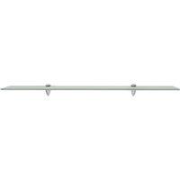 Berkfield Home Floating Shelf Glass 90x10 cm 8 mm in Clear