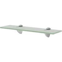 Berkfield Home Floating Shelves 2 pcs Glass 40x10 cm 8 mm in Clear