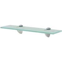 Berkfield Home Floating Shelves 2 pcs Glass 40x20 cm 8 mm in Clear
