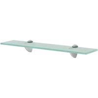 Berkfield Home Floating Shelves 2 pcs Glass 50x10 cm 8 mm in Clear