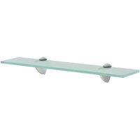 Berkfield Home Floating Shelves 2 pcs Glass 50x20 cm 8 mm in Clear
