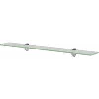 Berkfield Home Floating Shelves 2 pcs Glass 70x10 cm 8 mm in Clear
