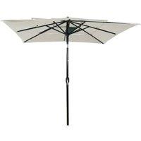 Berkfield Home 3-Tier Parasol with Aluminium Pole Sand 2.5x2.5 m in Beige