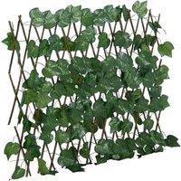 Berkfield Home Artificial Grape Leaf Trellis Expandable Green 5 pcs 190x60 cm