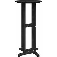 Berkfield Home Bar Table Black 55x55x107 cm HDPE | Size: 55 x 55 x 107 cm