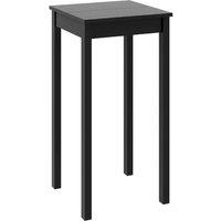 Berkfield Home Bar Table MDF Black 55x55x107 cm | Size: 55 x 55 x 107 cm